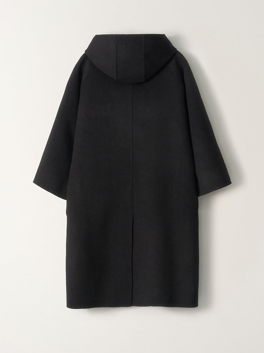 Keiko Hoodie Coat Black