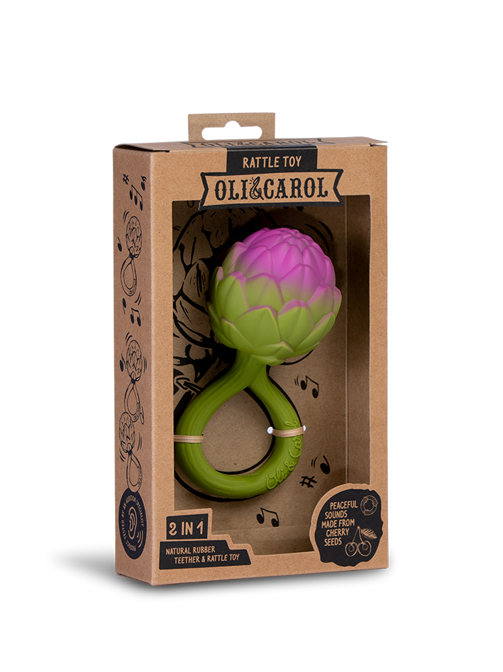 Artichoke Rattle Toy