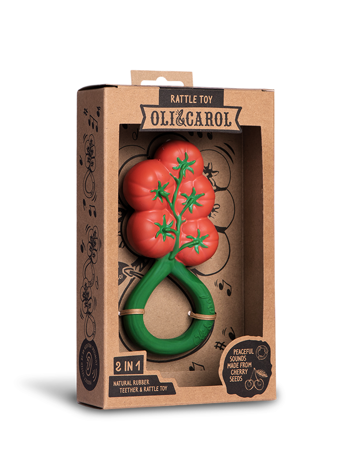 Tomato Rattle Toy