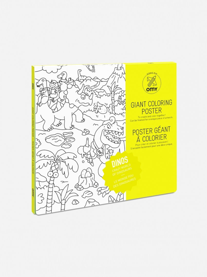 Dinos Coloring Poster