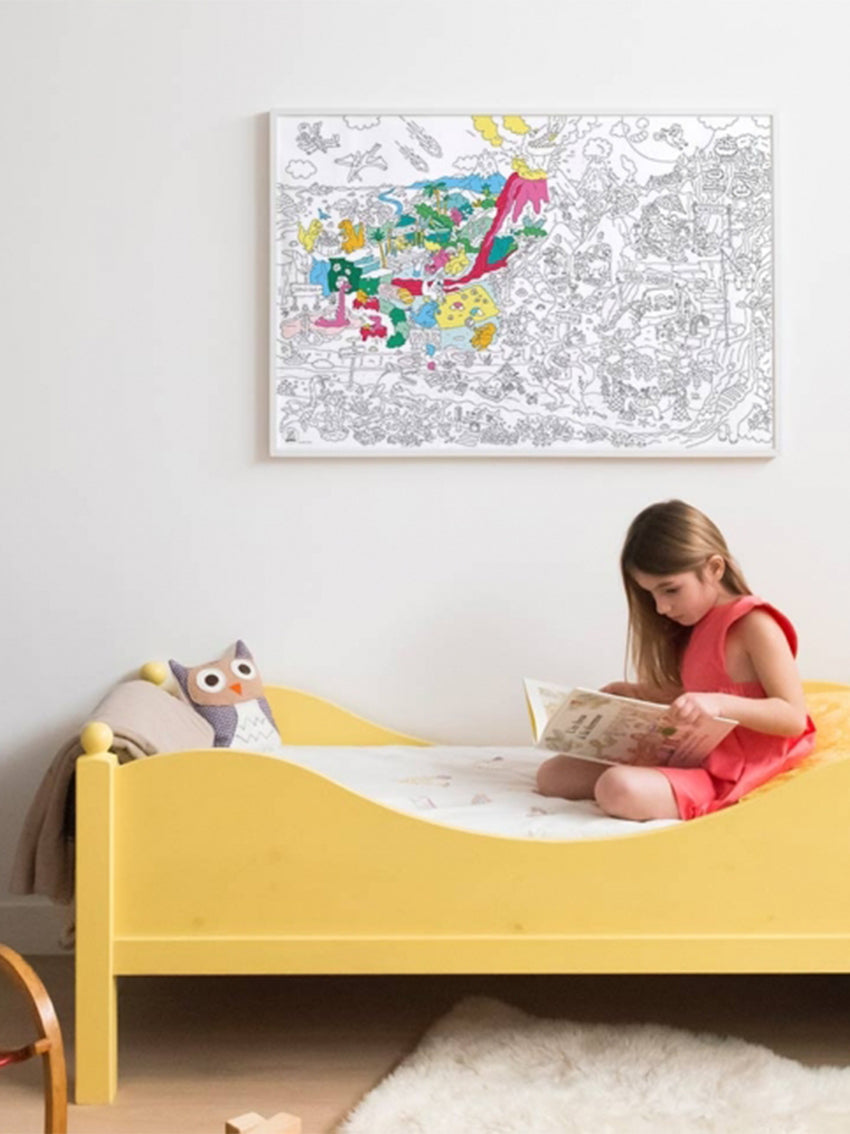 Dinos Coloring Poster