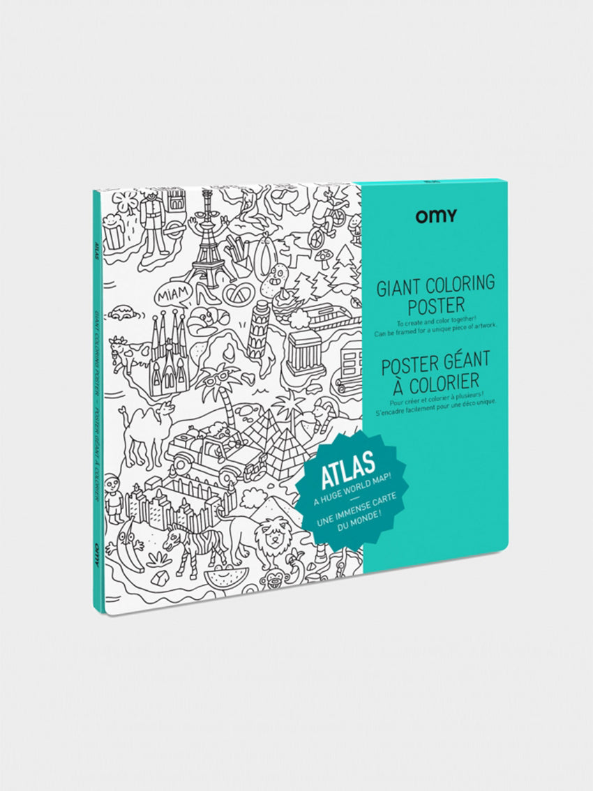 Atlas Coloring Poster