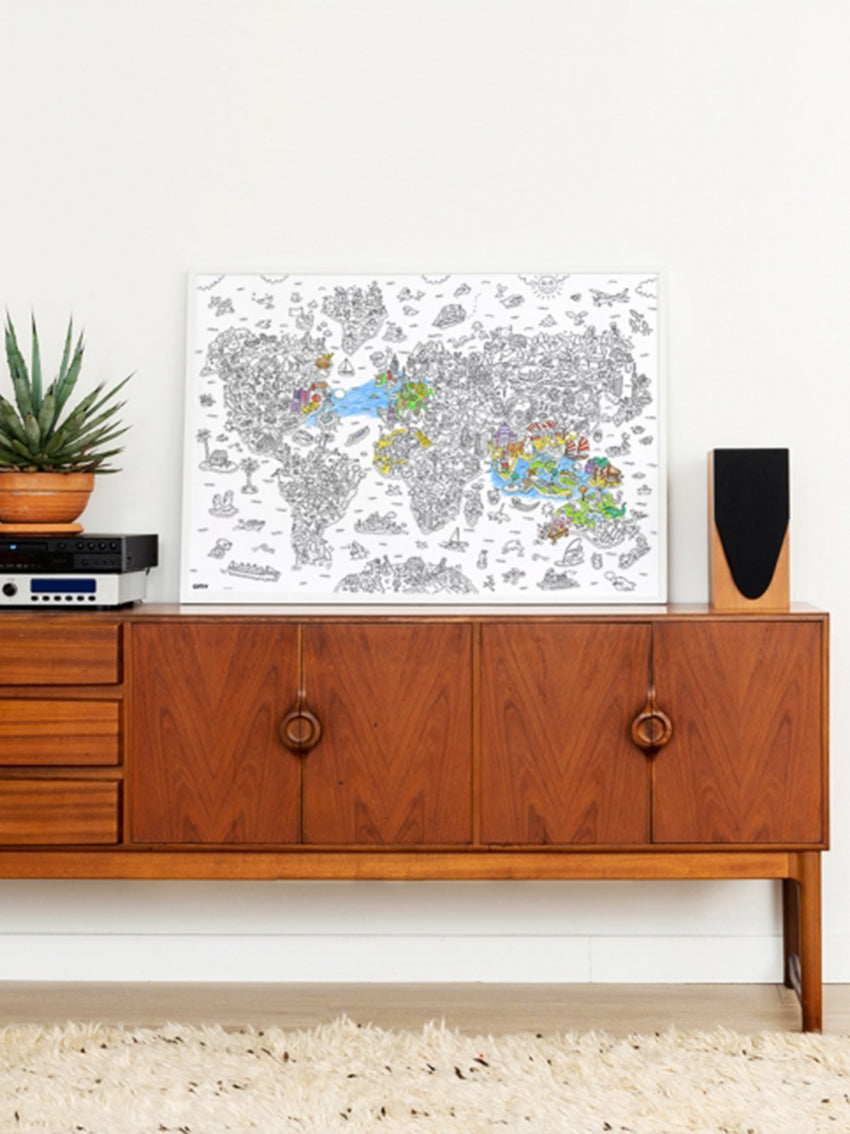 Atlas Coloring Poster