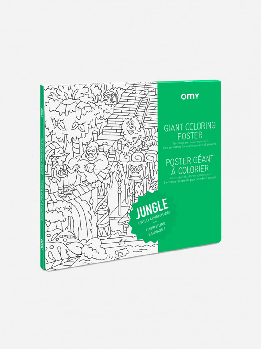 Jungle Coloring Poster