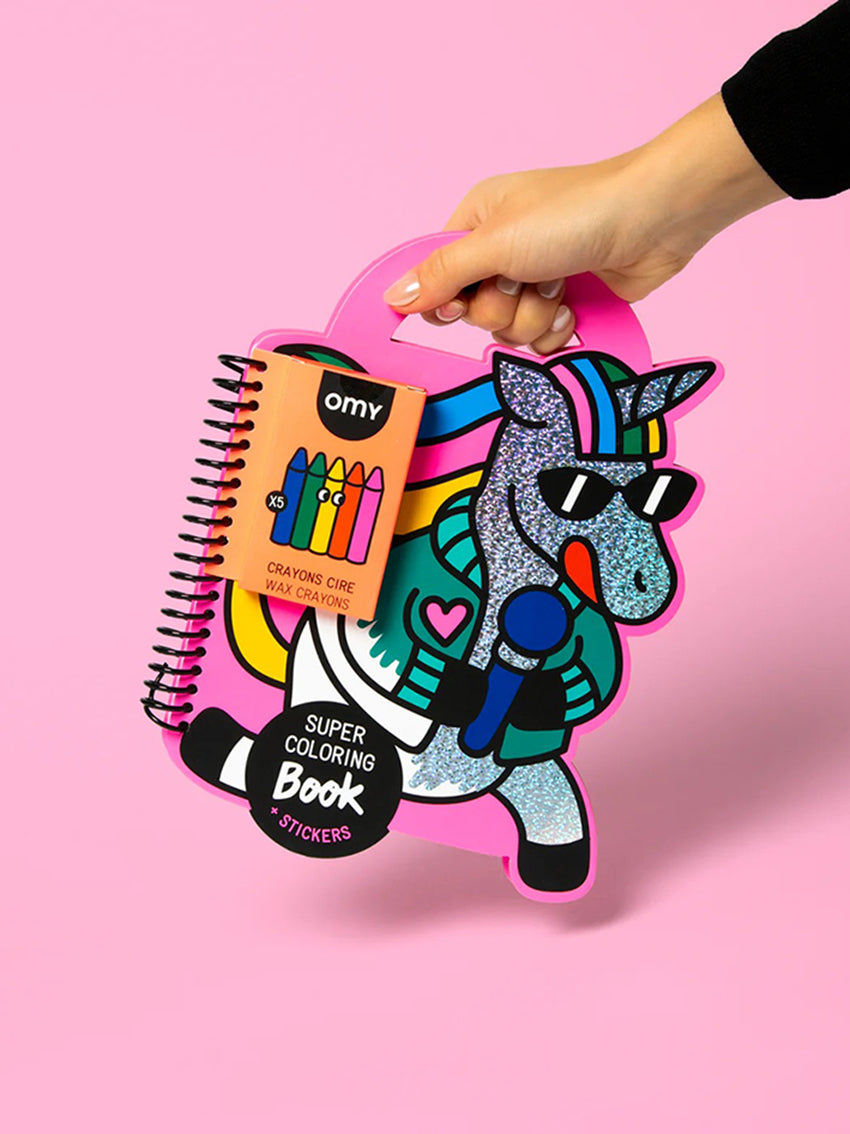 Lily Super Coloring & Stickers Book