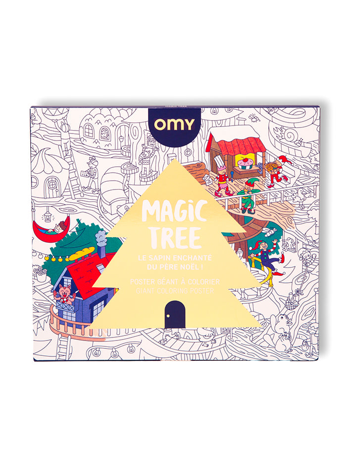 Magic Tree Coloring Poster