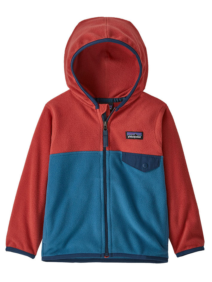 Baby Micro D Snap-T Jacket Wavy Blue