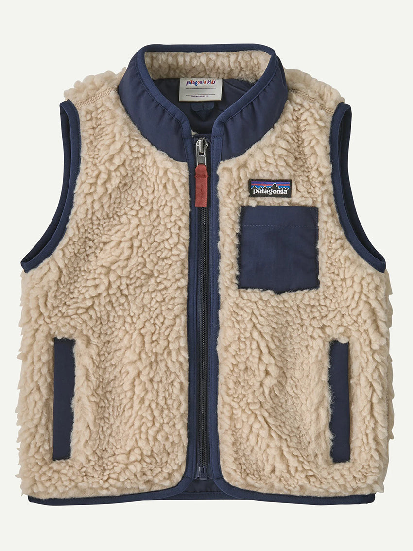 Baby Retro-X Vest Dark Natural/New Navy