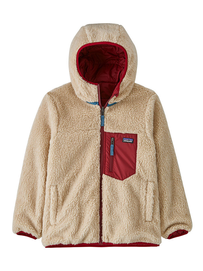 Kids Reversible Ready Freddy Hoody Wax Red