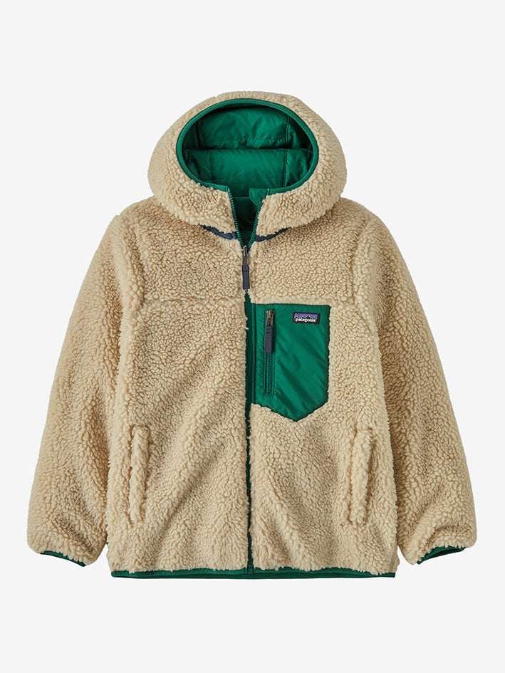 Kids Reversible Ready Freddy Hoody Confier Green