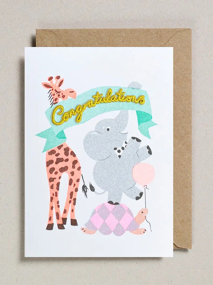 Congratulations Party Pets Card