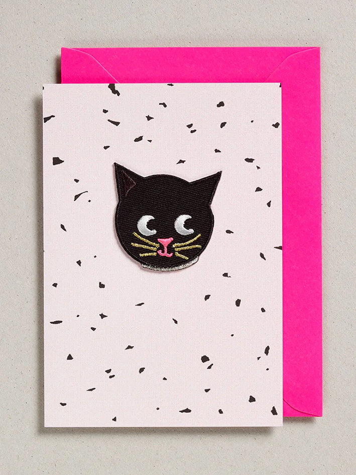 Patch Card Pink Cat