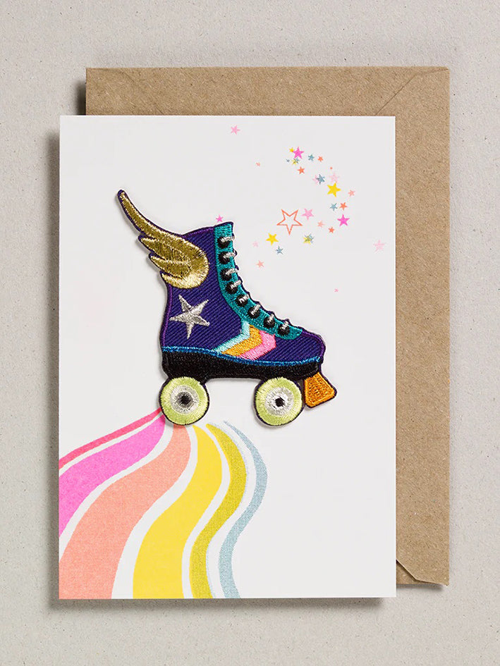 Patch Card Rainbow Skate