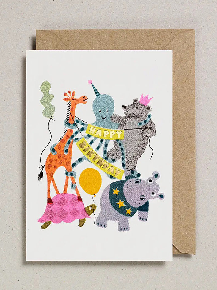 Pets Happy Birthday Card