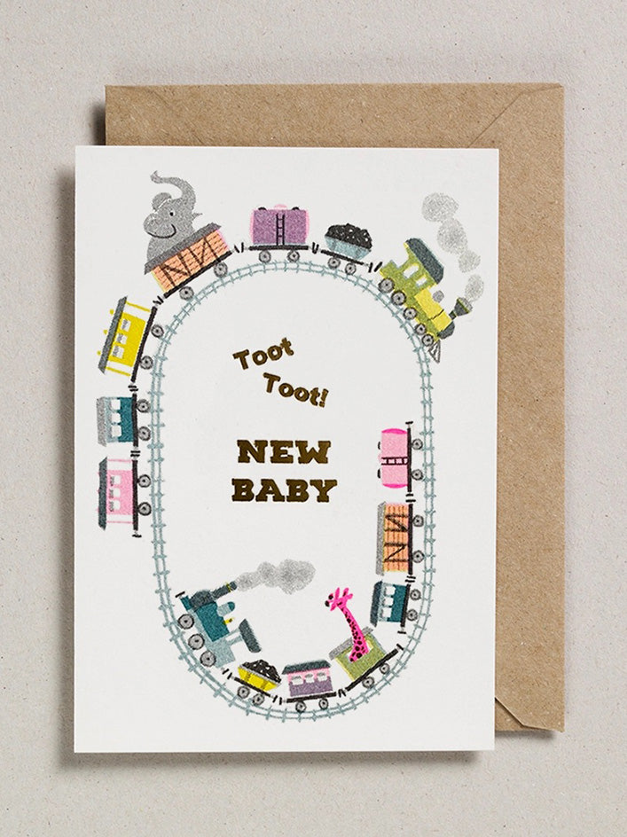 Toot Toot Train Card