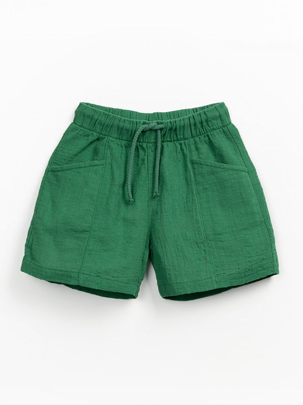 Botanical Woven Shorts Green