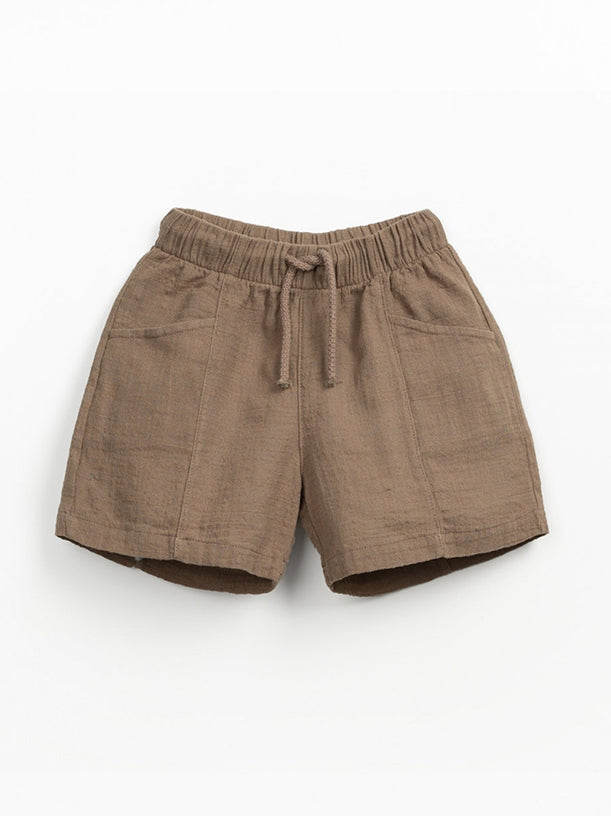 Rocks Woven Shorts Brown