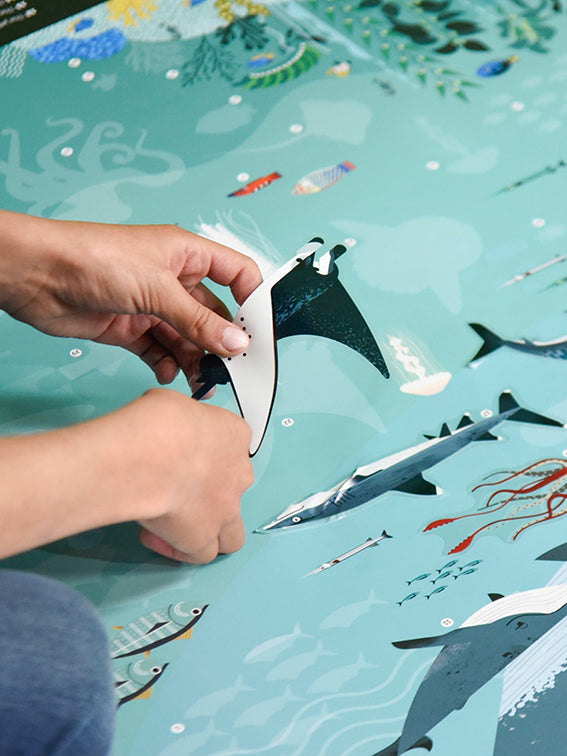 Sticker Poster Oceans