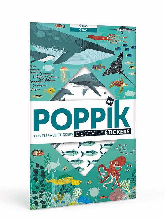 Sticker Poster Oceans