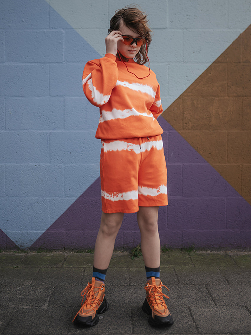 Shorty Fiesta Red Tie Dye