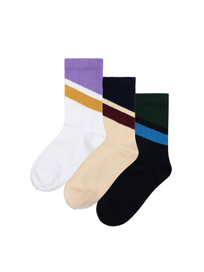 Sporty Socks 3 Pack Stripe