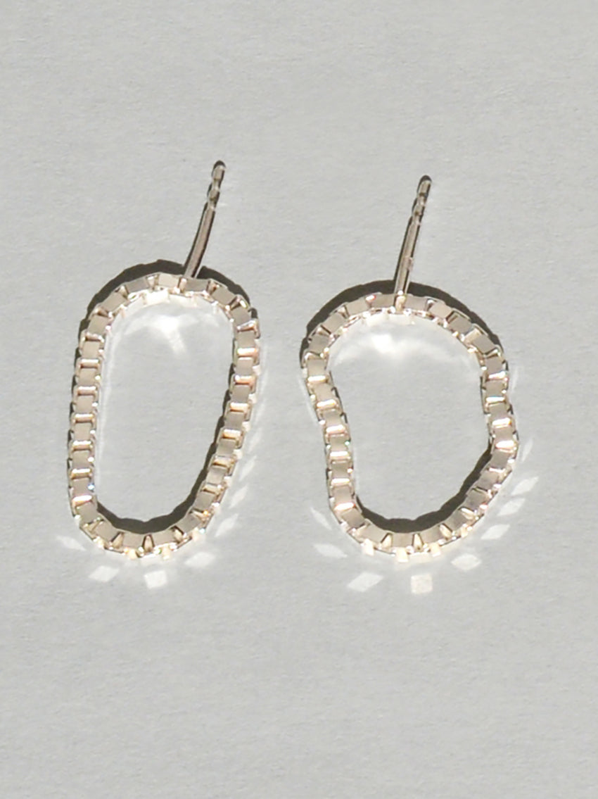 Loop Earrings Short Silver