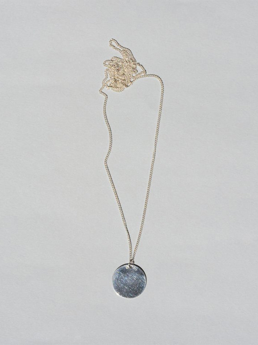 Paillettes Necklace Simple Silver