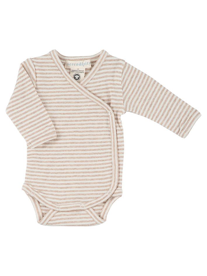 Newborn Wrap Body Oat Offwhite