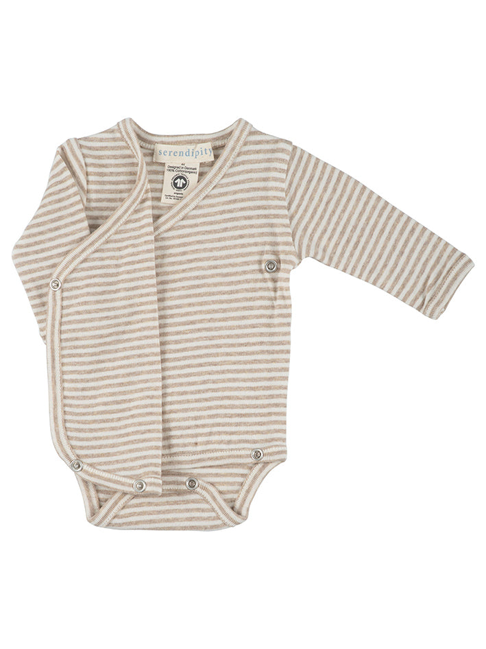 Newborn Wrap Body Oat Offwhite