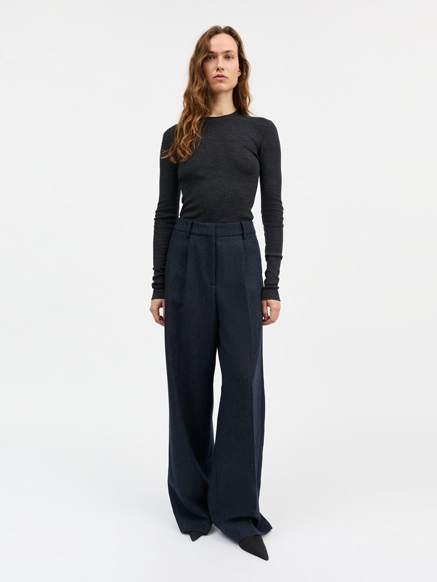 Thom Trousers Navy Black