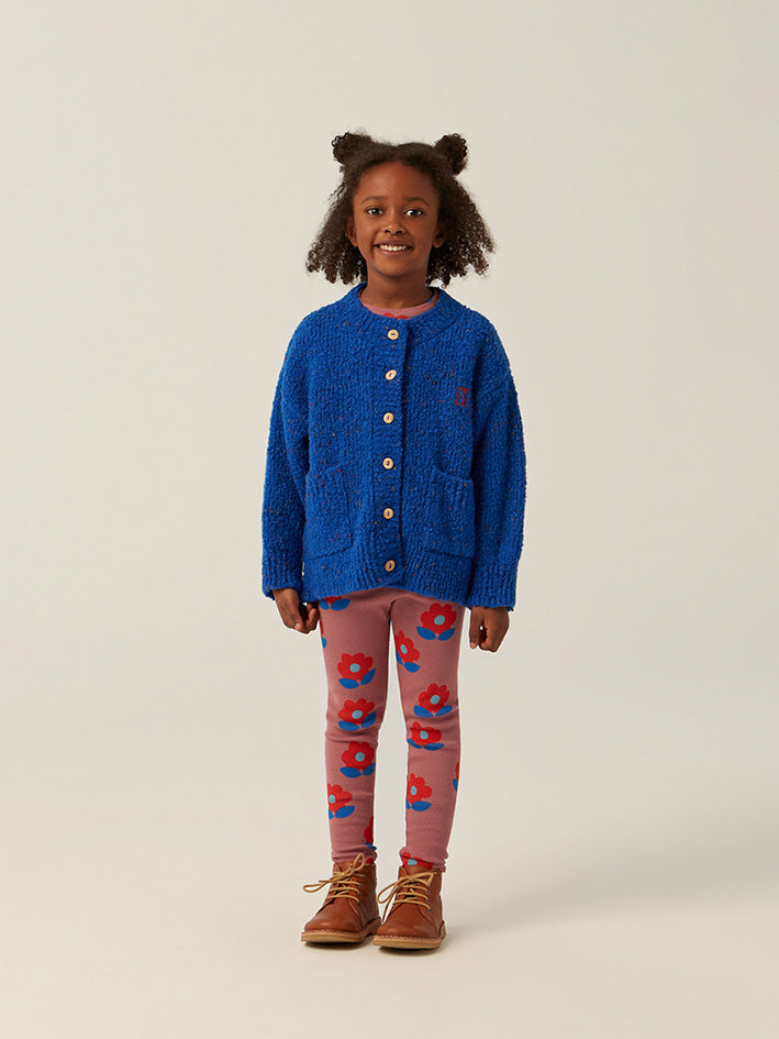 Big Flowers Purple Leggings