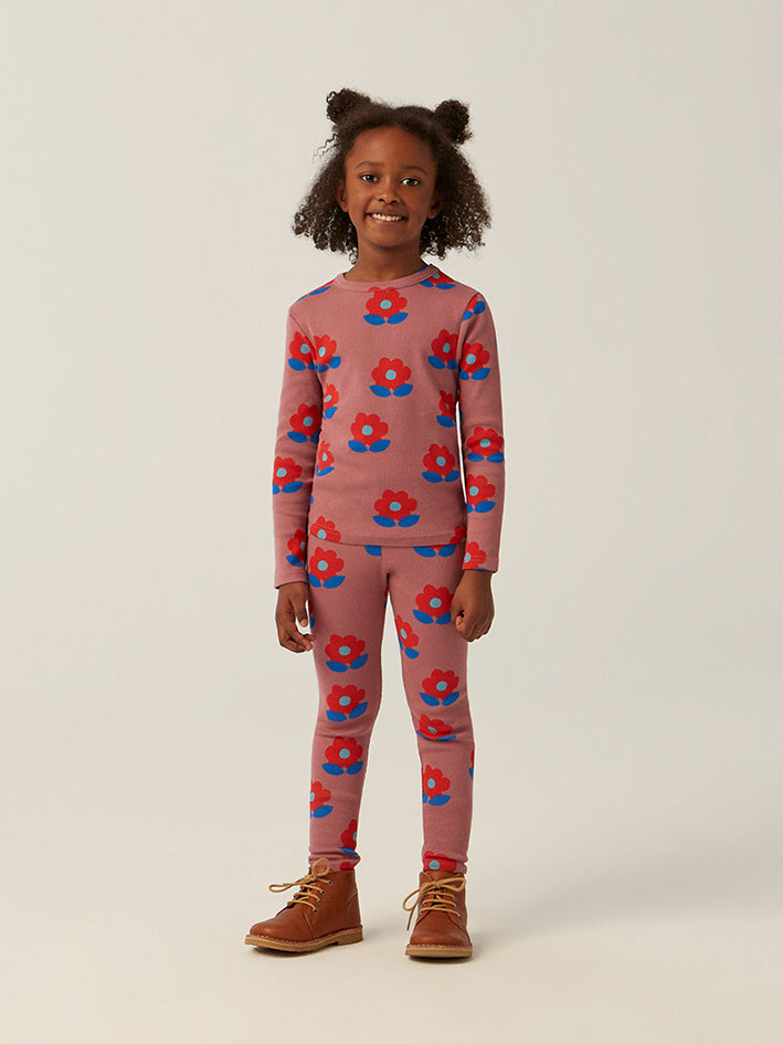 Big Flowers Purple Longsleeve