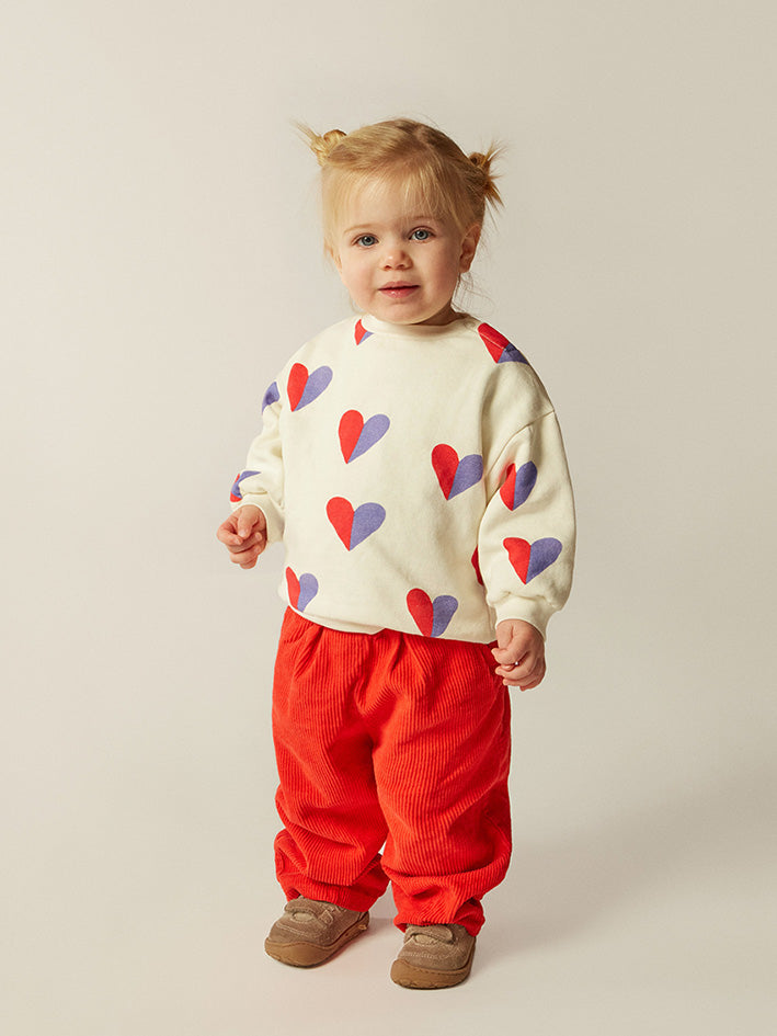 Red Corduroy Baby Trousers