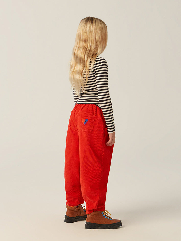 Red Corduroy Trousers