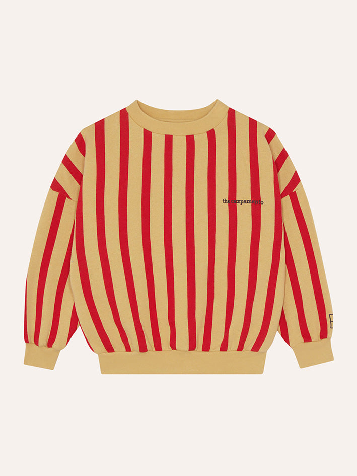Red Yellow Stripes Sweatshirt