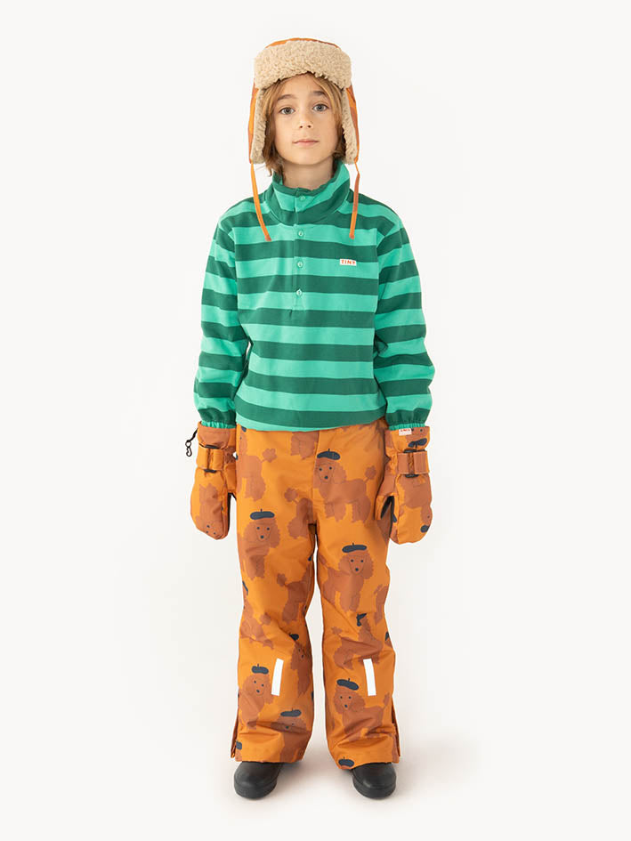 Tiny Poodle Snow Dungarees Caramel