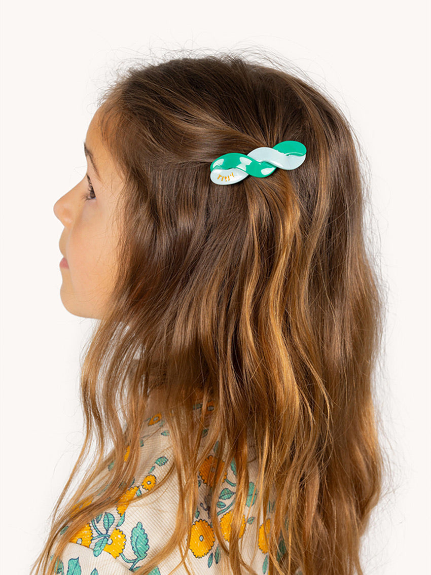 Big Hair Clip Pale Mint/Emerald