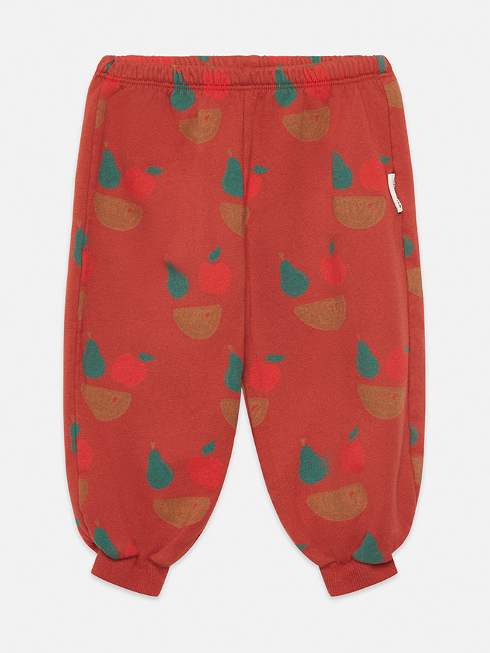 Fruity Allover Baby Sweatpants Clay