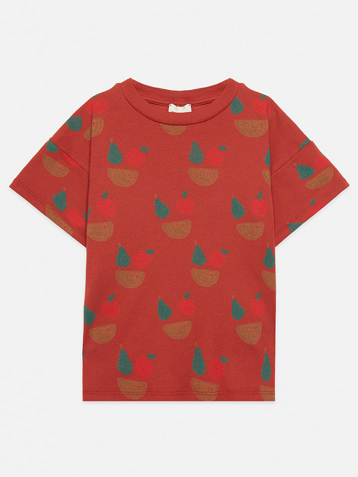 Fruity Allover T-Shirt Clay