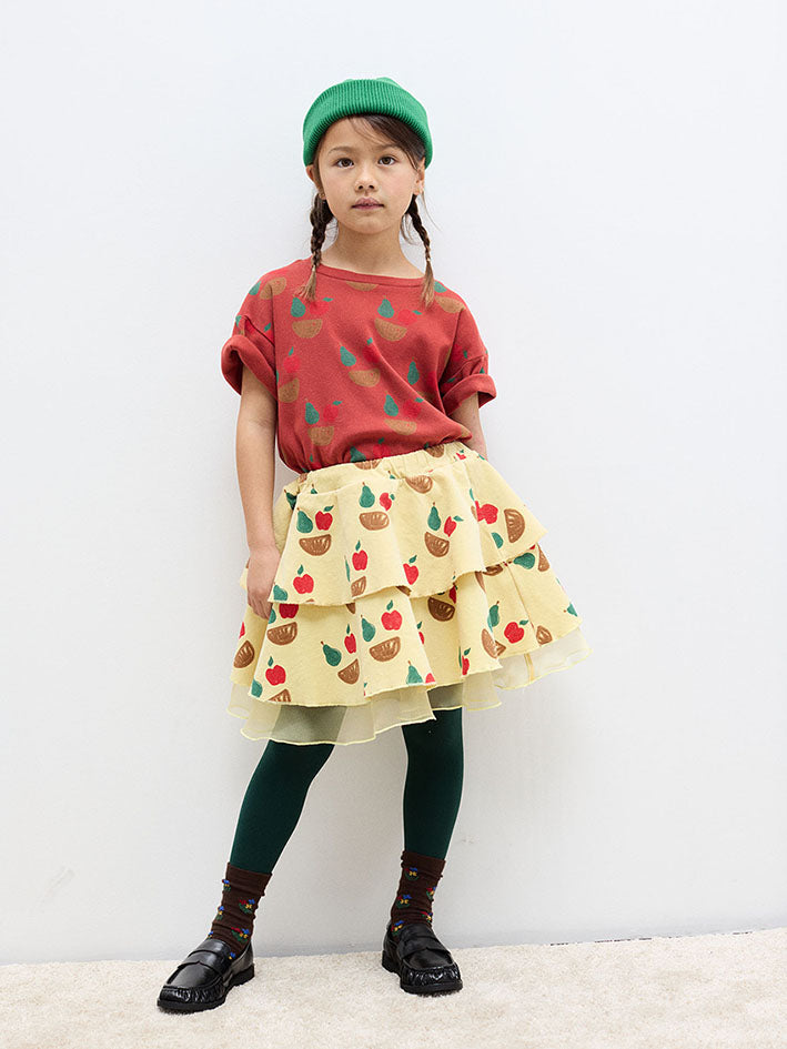 Fruity Allover T-Shirt Clay