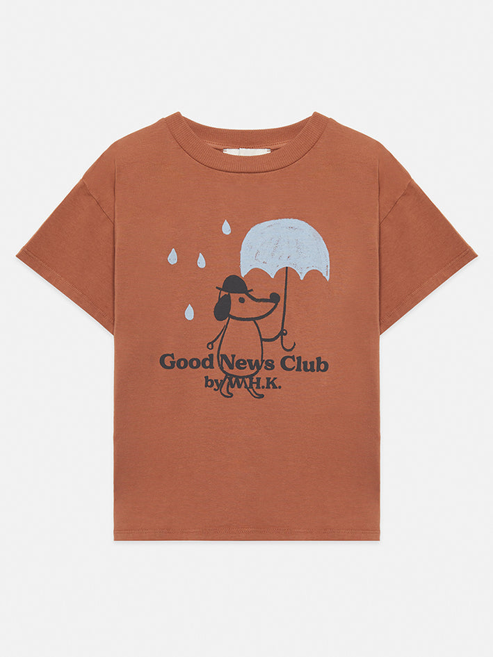 Rainy Dog T-Shirt Brown