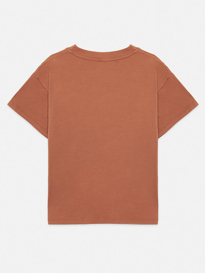 Rainy Dog T-Shirt Brown