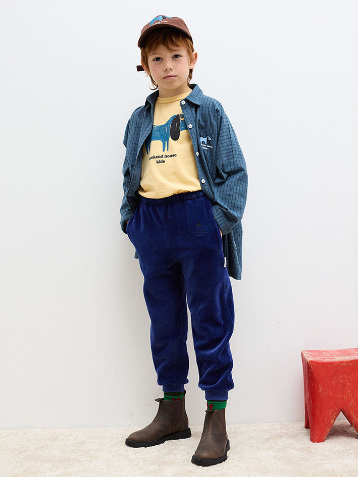 WHK Logo Sweatpants Tundo Blue