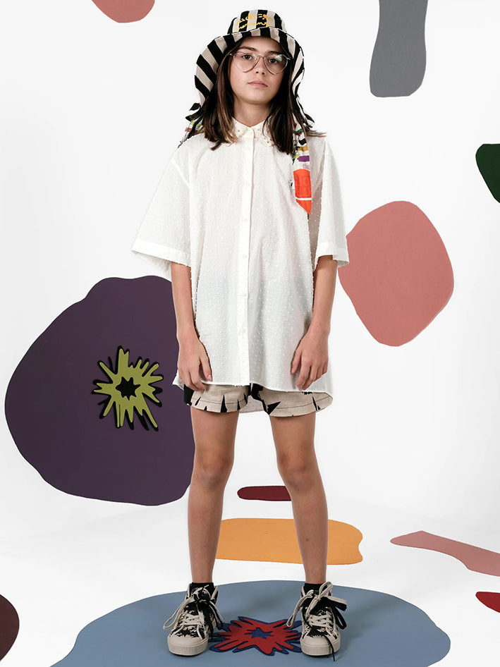 Raquel Blouse White Freckles