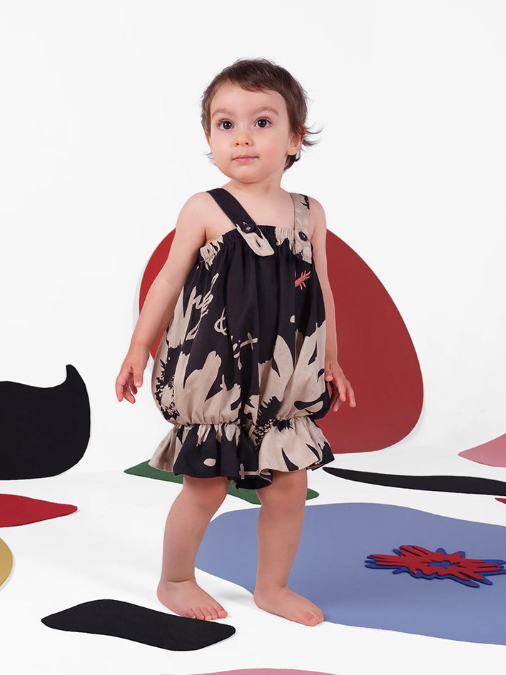 Regina Baby Jumpsuit Botanical Mocha