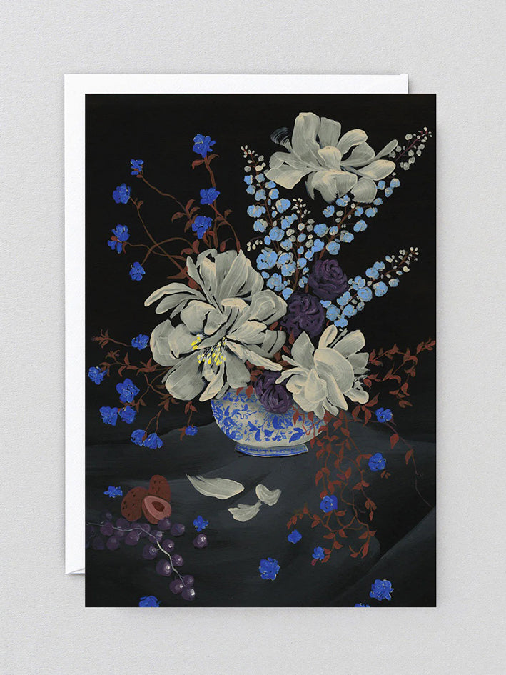 Blue Bouquet Art Card