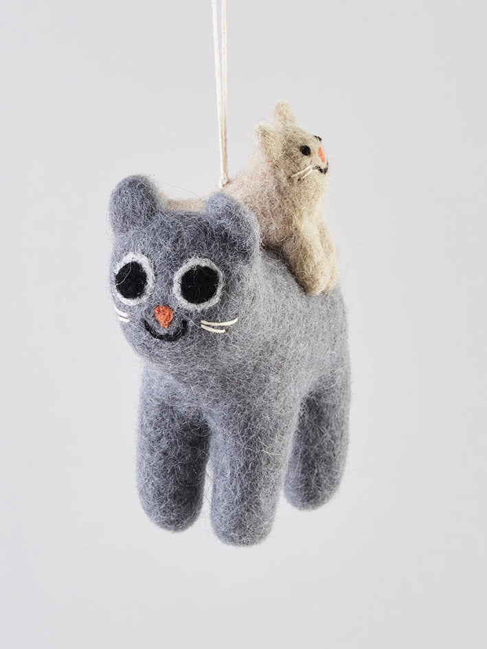 Pabs Cat With Cat Ornament