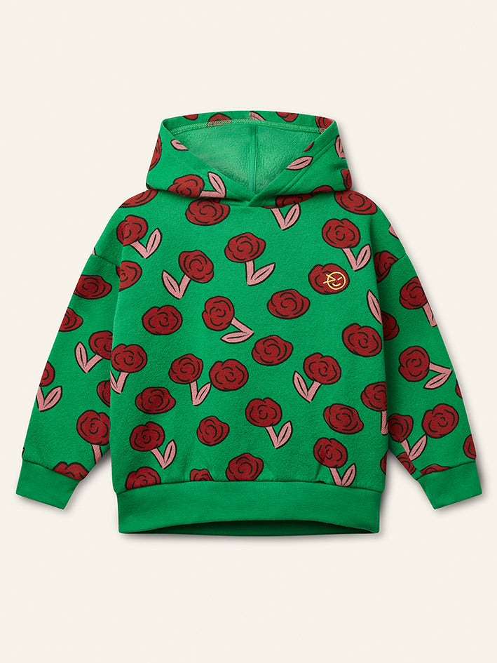 Dancing Dahlia Hoody Python Green