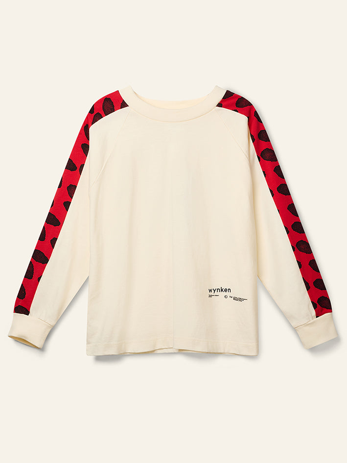 Dash Longsleeve Ecru Ladybird Red