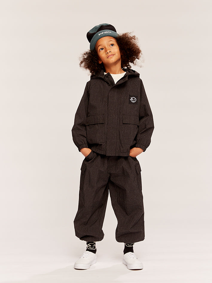 Loco Jacket Charcoal Grid